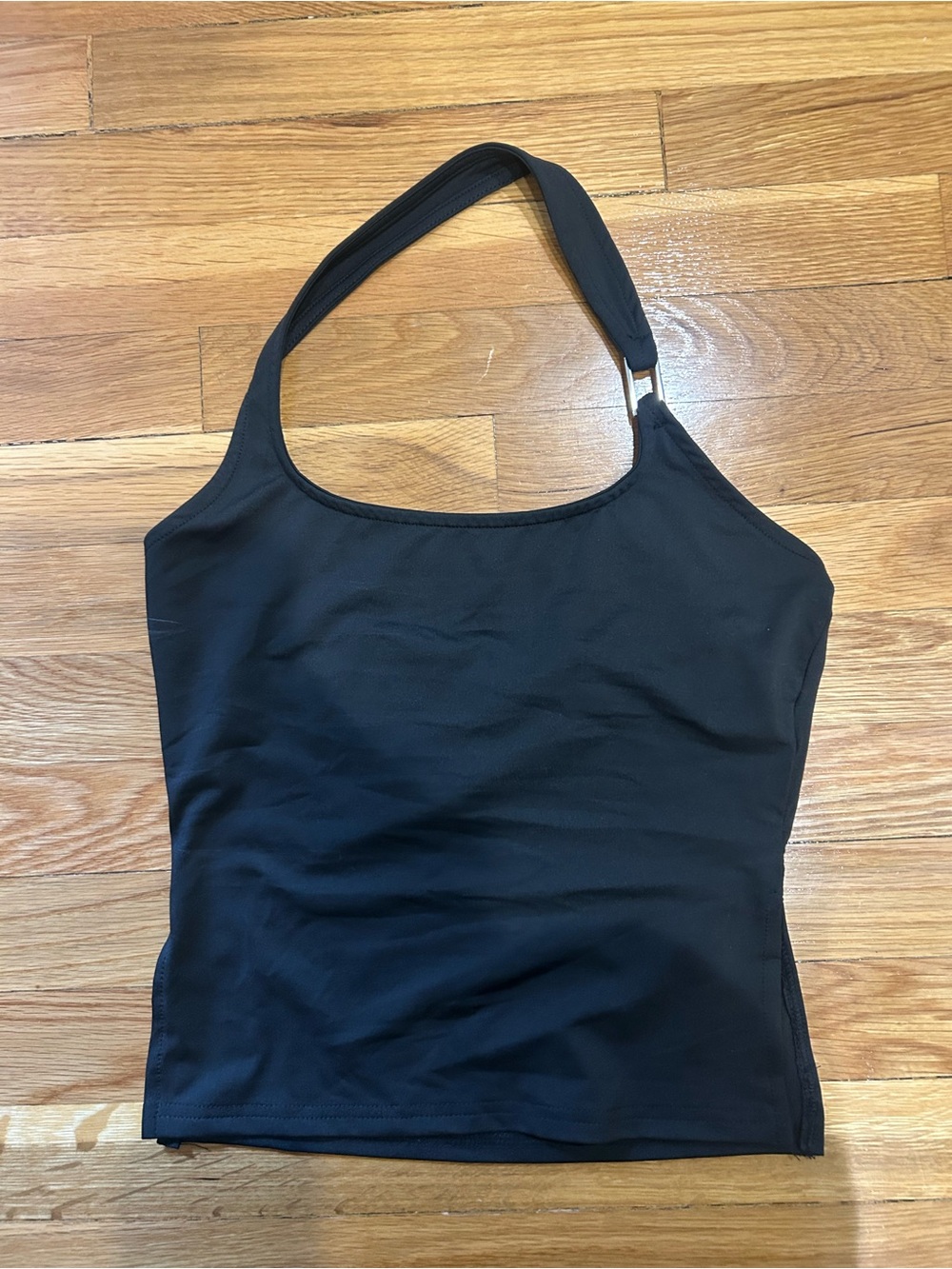 SHEIN Black Halter Neck Tank Top